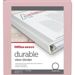 Office Depot® Brand 3-Ring Durable View Binder, 1