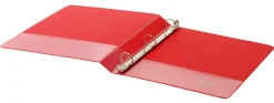 Office Depot® Brand 3-Ring Durable View Binder, 1" Round Rings, Red