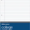 Office Depot® Brand Ruled Filler Paper, 8 1/2" x 11", College Ruled, White, Ream Of 500 Sheets