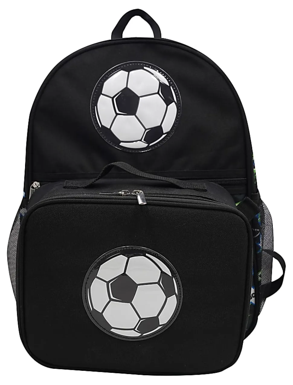 Office Depot® Brand School Backpack and Lunch Box Set, Soccer