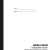 Office Depot® Brand Schoolmate Composition Book, 7-7/8" x 10", Wide Ruled, 40 Sheets