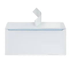 Office Depot® Brand #10 Security Envelopes, 4-1/8" x 9-1/2", Clean Seal, White, Box Of 250