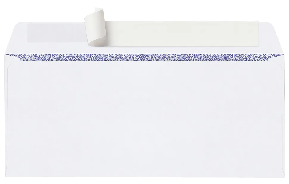 Office Depot® Brand #10 Security Envelopes, Double Window, 4-1/8" x 9-1/2", Clean Seal, White, Box Of 250