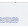 Office Depot® Brand #10 Security Envelopes, Left Window, 4-1/8" x 9-1/2", Gummed Seal, White, Box Of 500