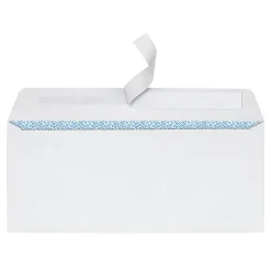 Office Depot® Brand #10 Security Envelopes, Left Window, 4-1/8