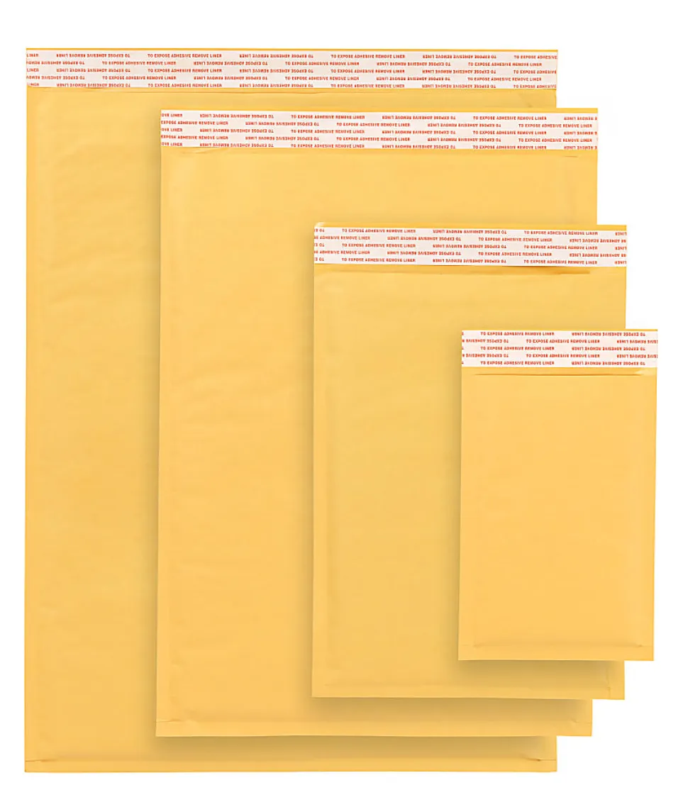 Office Depot® Brand Self-Sealing Bubble Mailers, Size 000, 4" x 7 1/8", Pack Of 500