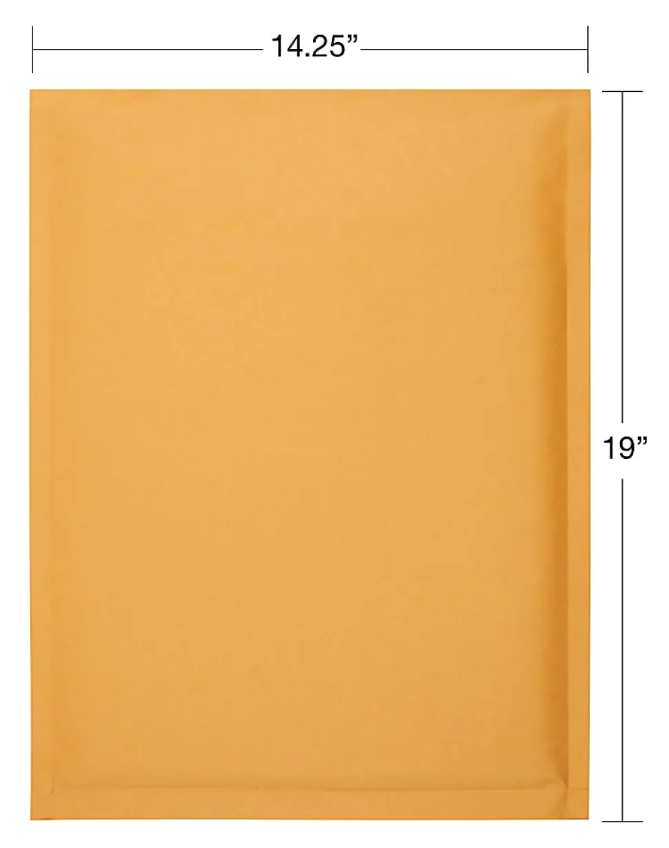 Office Depot® Brand Self-Sealing Bubble Mailers, Size 7, 14 1/4" x 19", Pack Of 12