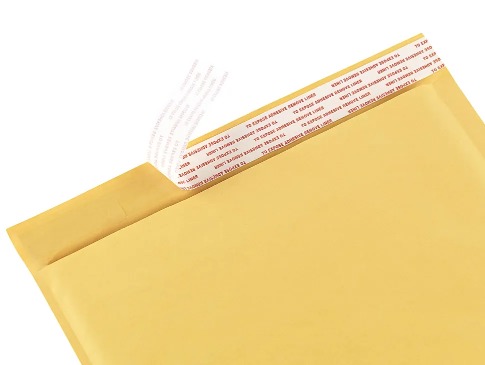 Office Depot® Brand Self-Sealing Bubble Mailers, Size 5, 10 1/2" x 15 1/8", Box Of 100