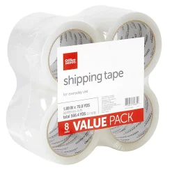 Office Depot® Brand Shipping Packing Tape, 1.89" x 70.8 Yd, Clear, Pack Of 8 Rolls