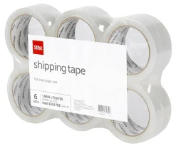 Office Depot® Brand Shipping Packing Tape, 1.89" x 70.8 Yd, Clear, Pack Of 6 Rolls