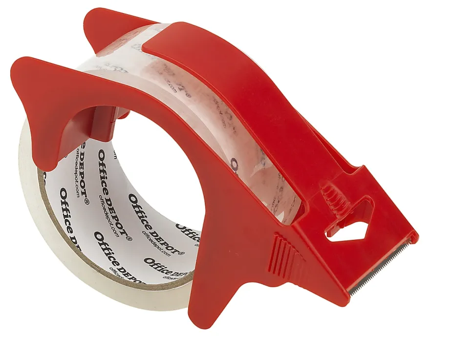 Office Depot® Brand Shipping Tape With Dispenser And 2 Refills, 1.89" x 43.7 Yd, Clear