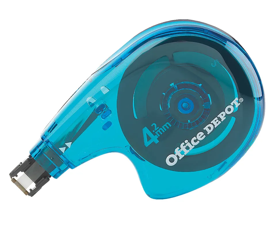 Office Depot® Brand Side-Application Correction Tape, 1 Line x 392", Pack Of 16 Cartridges