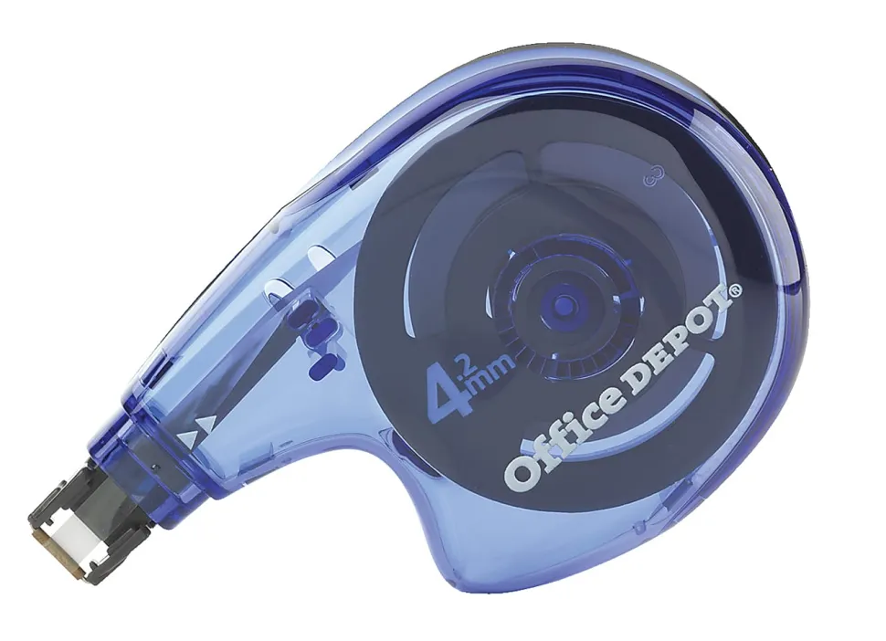 Office Depot® Brand Side-Application Correction Tape, 1 Line x 392", Pack Of 16 Cartridges