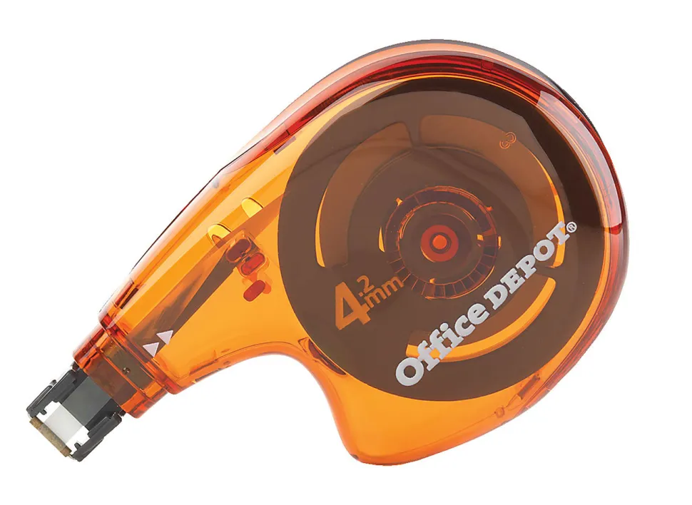 Office Depot® Brand Side-Application Correction Tape, 1 Line x 392", Pack Of 16 Cartridges