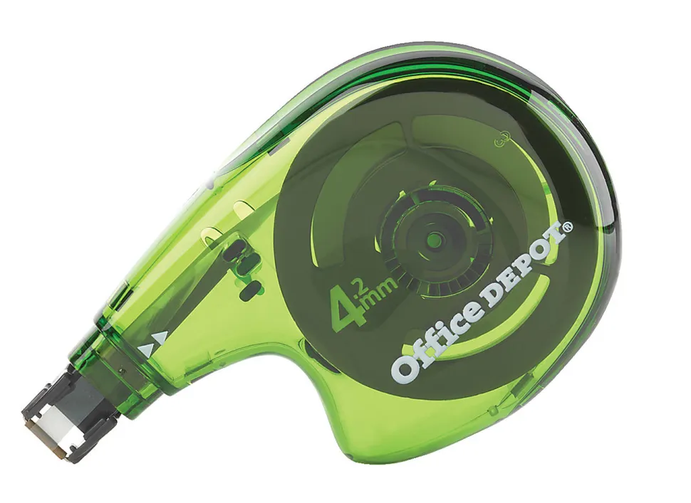Office Depot® Brand Side-Application Correction Tape, 1 Line x 392", Pack Of 16 Cartridges