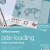Office Depot® Brand Side-Loading Sheet Protectors, 8-1/2" x 11", Clear, Pack Of 25