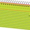 Office Depot® Brand Spiral Bound Index Cards, 3" x 5", Glow Colors, Pack Of 100