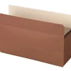Office Depot® Brand Standard File Pocket, 5-1/4" Expansion, Legal Size, Brown, Pack Of 5