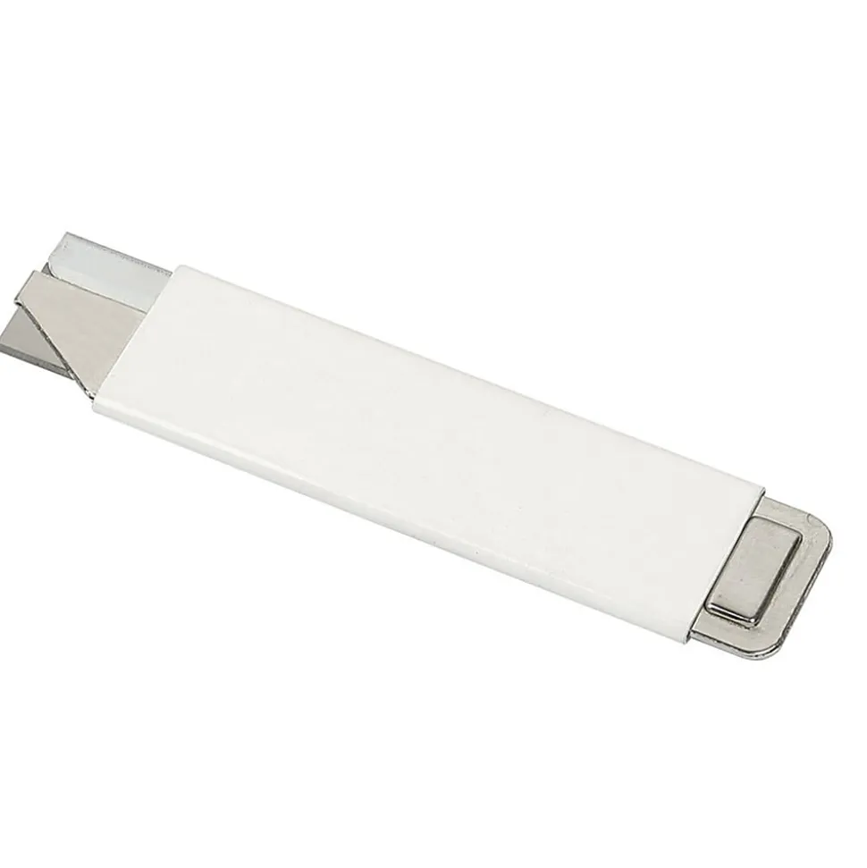 Office Depot® Brand Steel Box Cutters, White, Pack Of 12