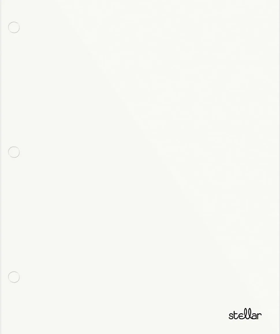 Office Depot® Brand Stellar Laminated 2-Pocket Paper Folder, Letter Size, White