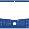 Office Depot® Brand Stellar Laminated 2-Pocket Paper Folder, Letter Size, Blue