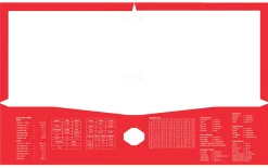 Office DepotĀ® Brand Stellar Laminated 2-Pocket Paper Folder, Letter Size, Red