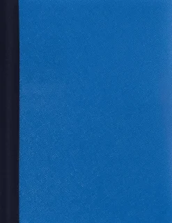 Office Depot® Brand Stellar Notebook With Spine Cover, 6" x 9-1/2", 3 Subject, College Ruled, 120 Sheets, Blue