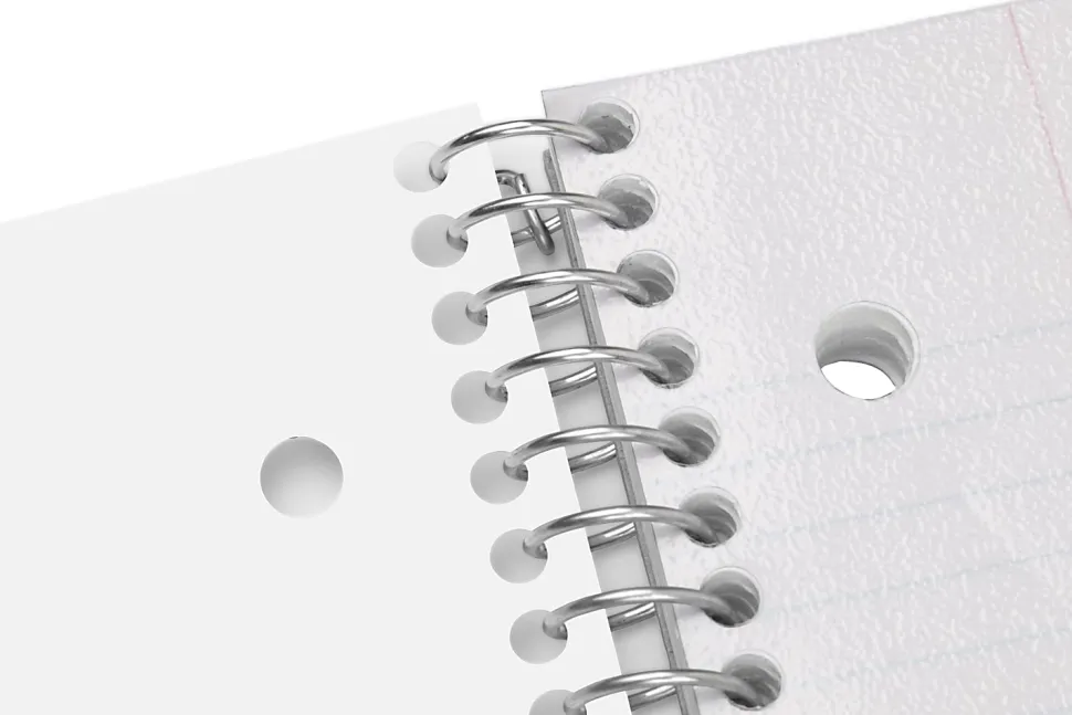 Office Depot® Brand Stellar Poly Notebook, 8-1/2" x 11", 1 Subject, College Ruled, 100 Sheets, Mint