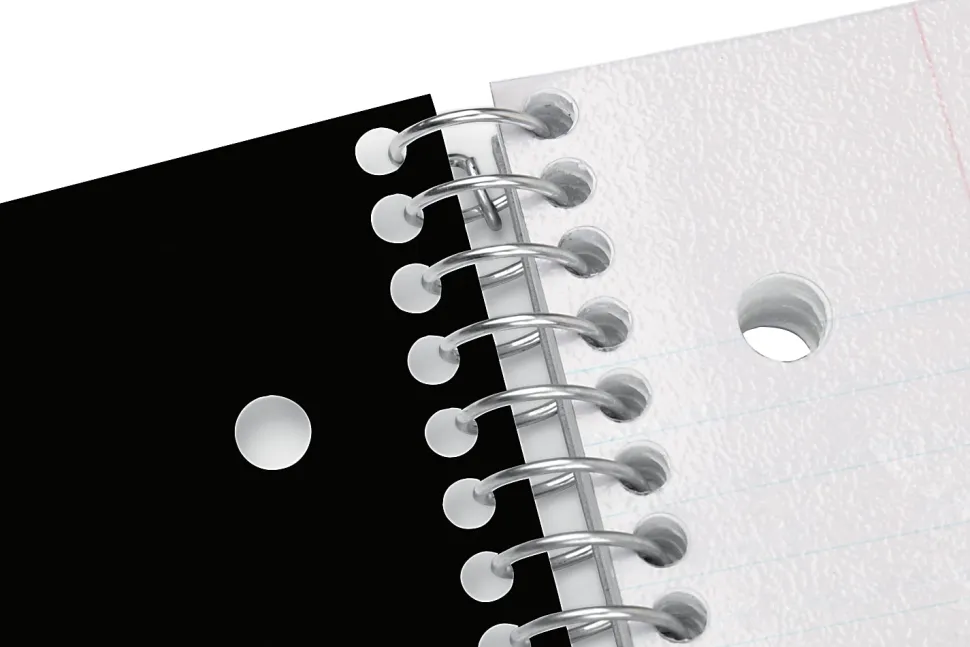Office Depot® Brand Stellar Poly Notebook, 4-1/2" x 7", 1 Subject, College Ruled, 100 Sheets, Assorted Colors, Pack Of 3 Notebooks
