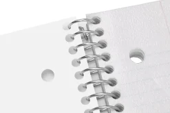 Office DepotĀ® Brand Stellar Poly Notebook, 8-1/2" x 11", 1 Subject, College Ruled, 100 Sheets, White