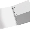 Office Depot® Brand Stellar Poly Notebook, 8" x 10-1/2", 5 Subject, Wide Ruled, 200 Sheets, White