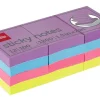 Office Depot® Brand Sticky Notes, 1-1/2" x 2", Assorted Vivid Colors, 100 Sheets Per Pad, Pack Of 12 Pads