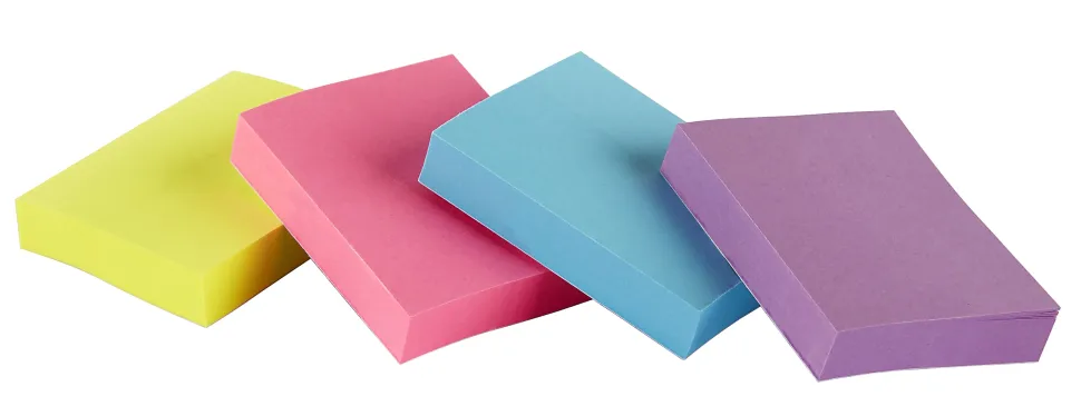 Office Depot® Brand Sticky Notes, 1-1/2" x 2", Assorted Vivid Colors, 100 Sheets Per Pad, Pack Of 12 Pads