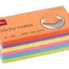 Office Depot® Brand Sticky Notes, 3" x 3", Assorted Vivid Colors, 100 Sheets Per Pad, Pack Of 12 Pads