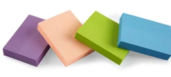 Office DepotĀ® Brand Sticky Notes, 1-1/2" x 2", Assorted Neon Colors, 100 Sheets Per Pad, Pack Of 12 Pads