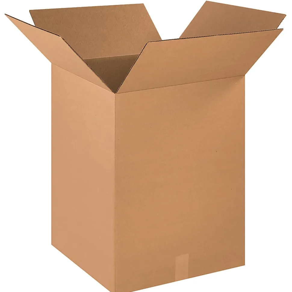 Office Depot® Brand Tall Boxes, 18" x 18" x 24", Kraft, Pack Of 15