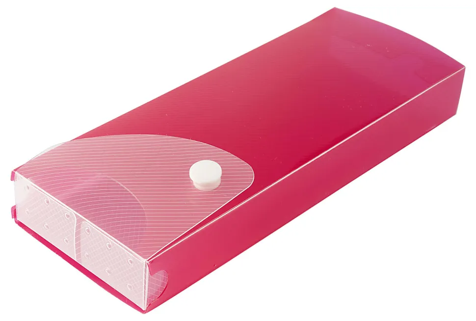 Office Depot® Brand Textured Slider Pencil Box, Assorted Colors
