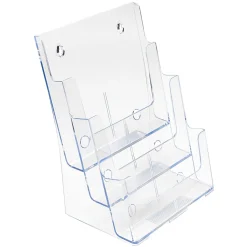 Office DepotĀ® Brand 3-Tier Magazine Holder, 12-11/16"H x 9-1/2"W x 6-1/4"D