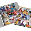 Office Depot® Brand Trading Card Binder Pages, 8-1/2" x 11", Clear, Pack Of 10