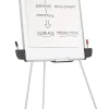 Office Depot® Brand Tripod Non-Magnetic Dry-Erase Whiteboard Easel, 29 3/8" x 44", Metal Frame With Gray Finish