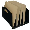 Office Depot® Brand Vertical Sorter, 5-Compartment, Black