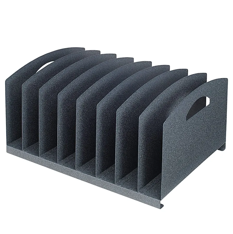 Office Depot® Brand Vertical Sorter, 8 Compartments, Granite