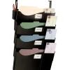 Office Depot® Brand Wall Pockets With 4 Hangers, Letter Size/Legal Size, Black