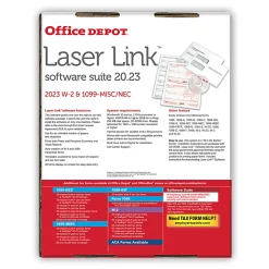 Office Depot® Brand W-2/1099 Laser Form Sets And Envelopes With Software, 6-Part/4-Part, 8-1/2