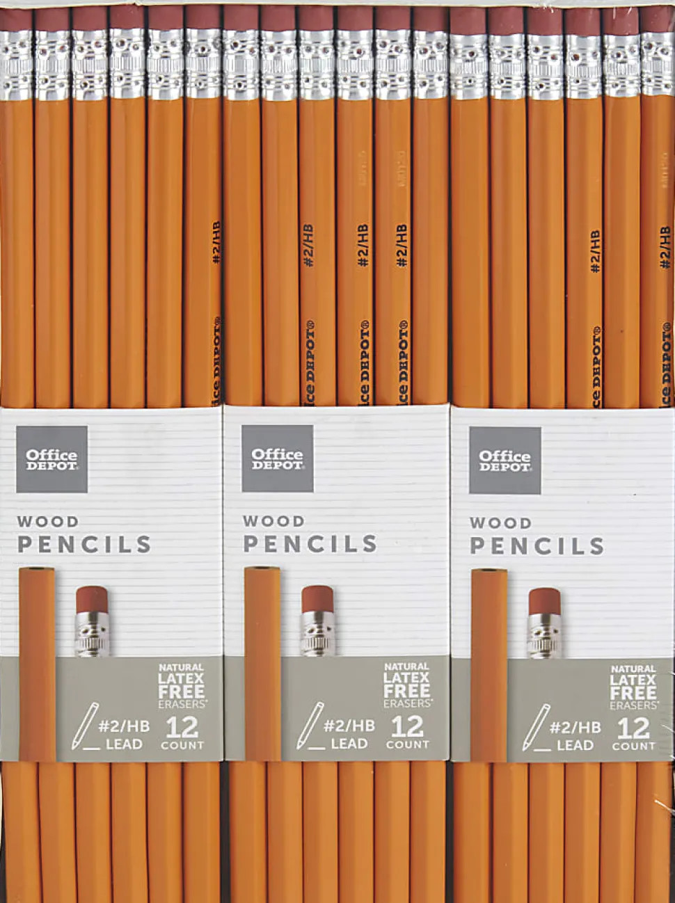 Office Depot® Brand Wood Pencils, #2 Lead, Medium, Pack of 72