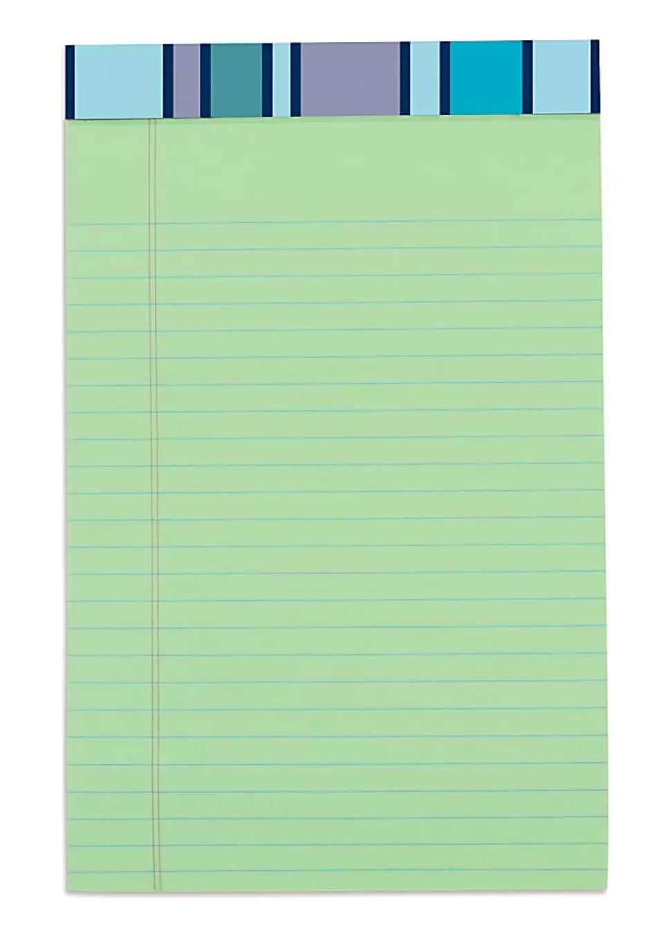 Office Depot® Brand Writing Pads, 5" x 8", Narrow Ruled, 50 Sheets, Green, Pack Of 2 Pads