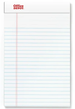 Office Depot® Brand Writing Pads, 5