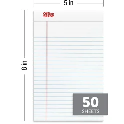 Office Depot® Brand Writing Pads, 5