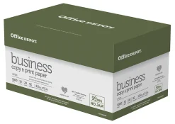 Office Depot® Business Multi-Use Printer & Copy Paper, 10 Reams, White, Letter (8.5" x 11"), 5000 Sheets Per Case, 20 Lb, 92 Brightness