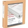 Office Depot® Durable View Binder, 1-1/2" Round Rings (275 Sheet Capacity), Peach, 1 Binder